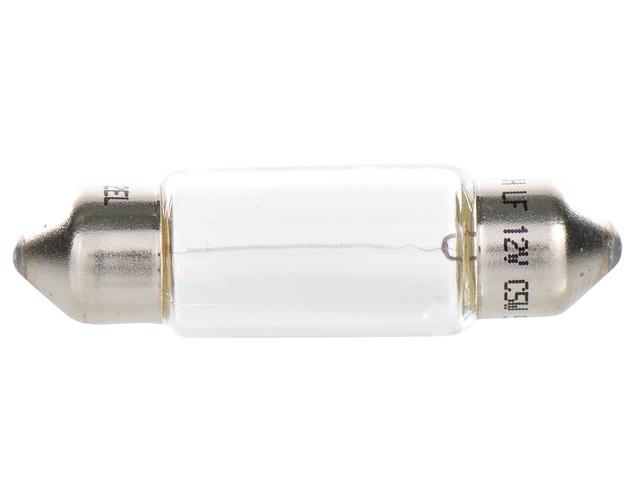Bec pentru iluminarea numărului de circulație SV8,5 12V 5W, dimensiuni 11x35mm, model C5W, BOSCH Longlife Daytime, cod produs 1 987 302 281